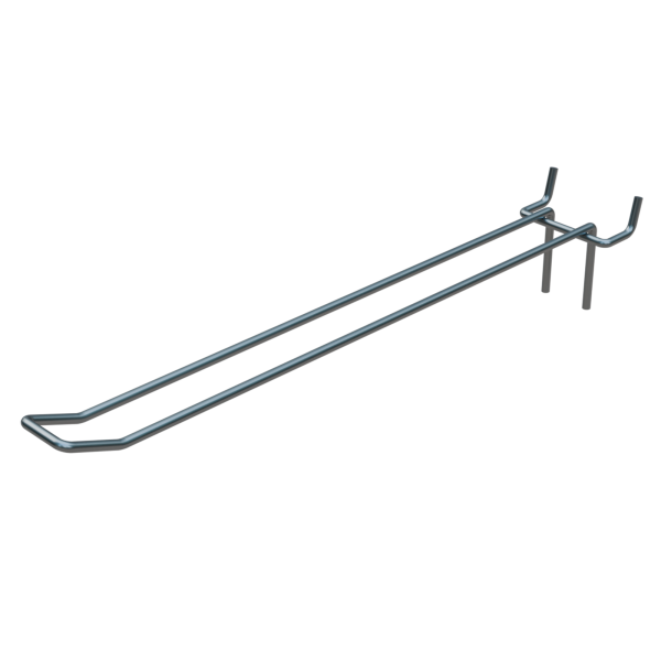 sk_Крючок для перфорации двойной, 300мм, d4мм, Шаг 50мм, Цинк