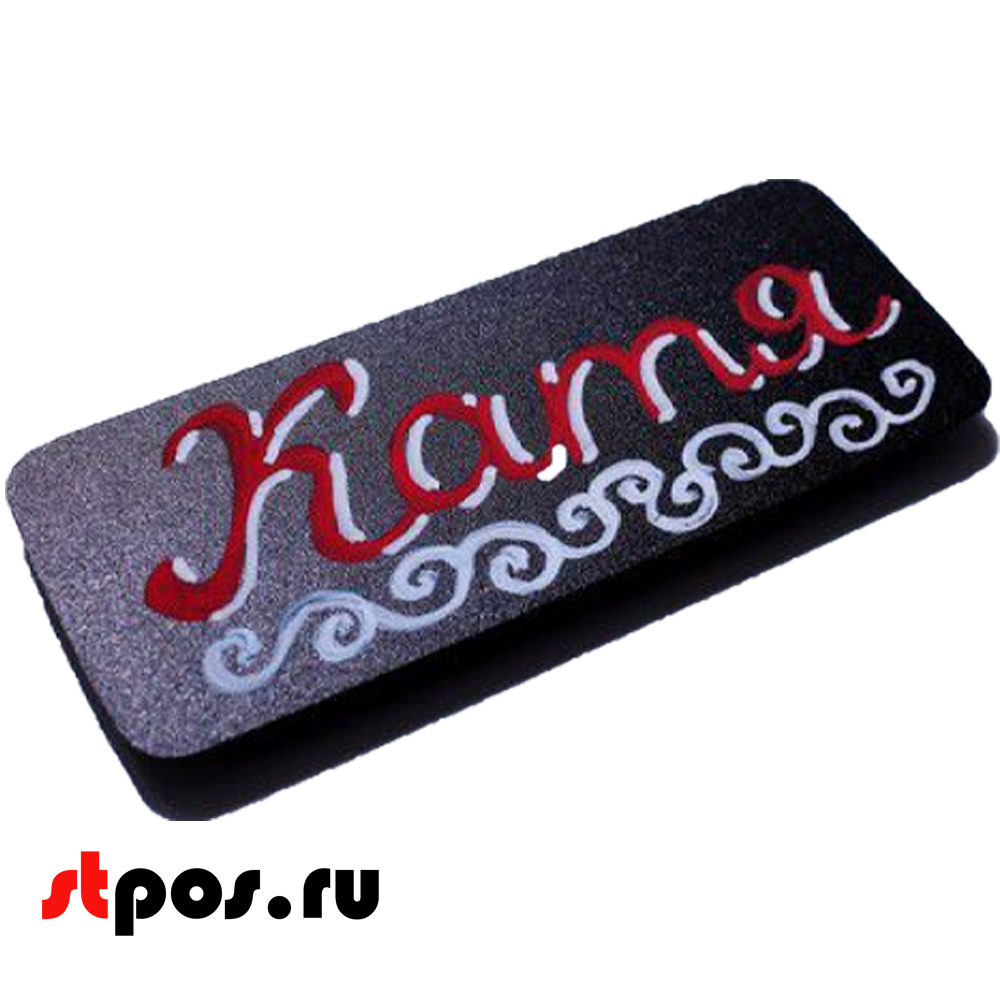 04_Бейдж меловой на магните 95х35мм, Черный