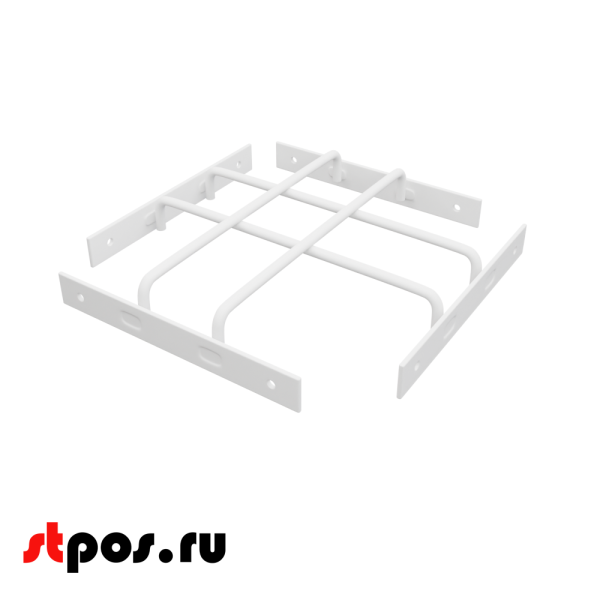 00_Квадрат 260 для крепления дисплеев, RAL9016, Белый