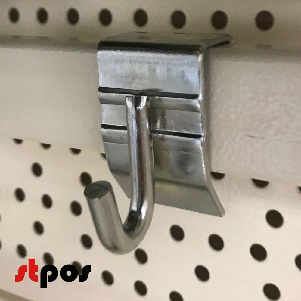 1_Крючок-зацеп на штангу 30х15 (профиль) для ПОДВЕШИВАНИЯ бытовой техники и инструмента, 25мм, d6мм