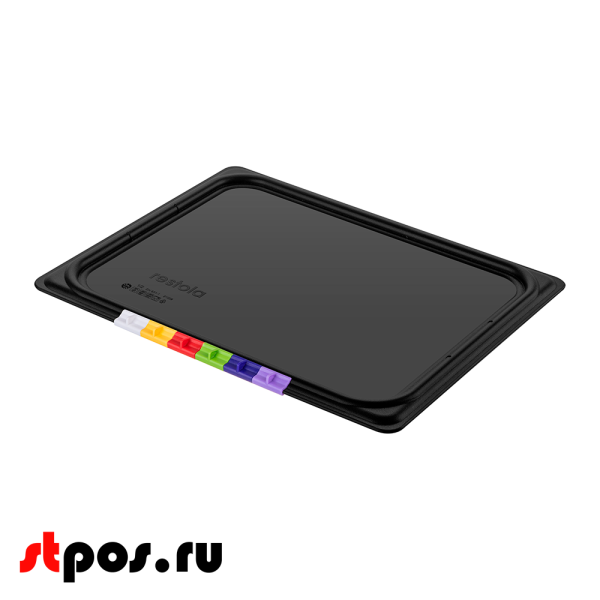 00_Крышка из полипропилена 325х265 мм, для гастроемкости, GN 1-2, Черная