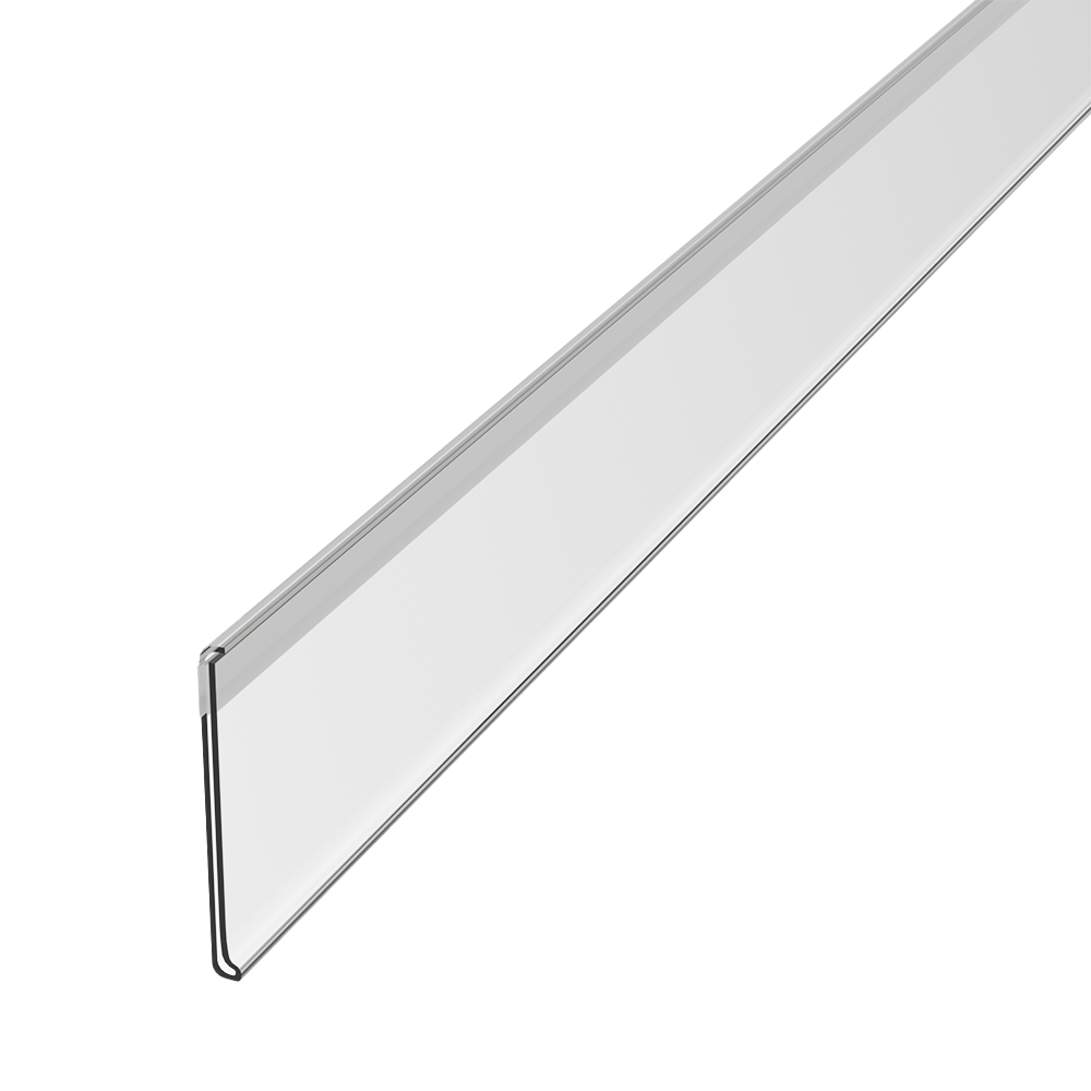 DBR39 ВСПЕНЕННЫЙ СКОТЧ, ценникодержатель полочный самоклеящийся, высота вставки 39мм