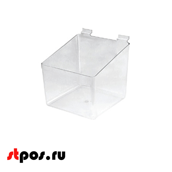 00_Короб для экономпанели 215х215х200мм, акрил, прозрачный