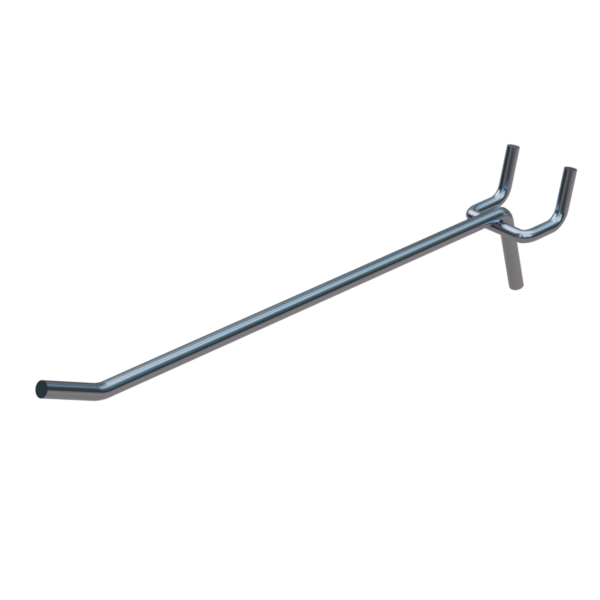 sk_Крючок для перфорации одинарный 200 мм, цинк-хром, d5мм, шаг 25