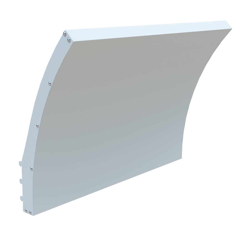 Фриз рекламный с вогнутой панелью