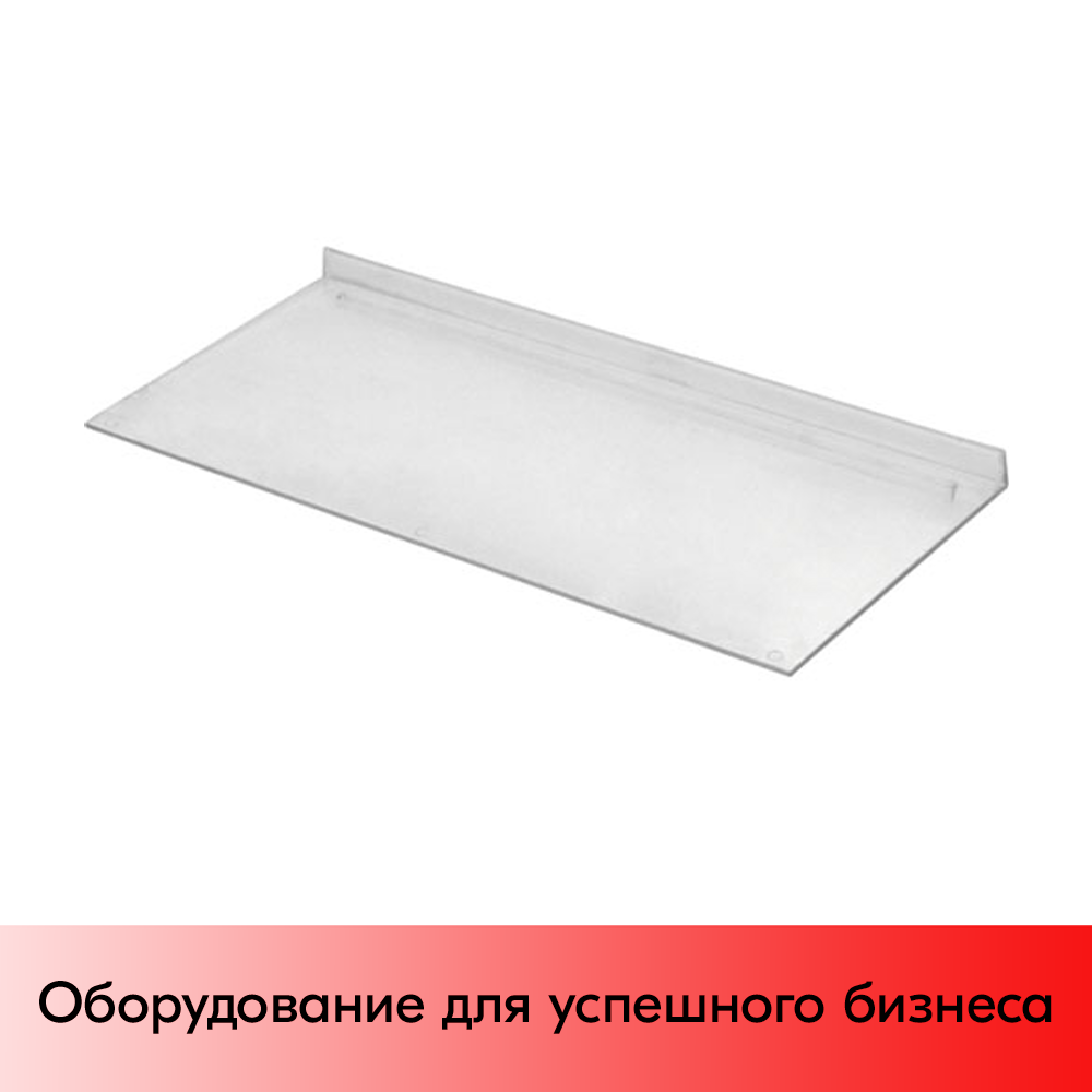 01_Полка для экономпанели универсальная, для обуви F141 250х100мм, Прозрачная