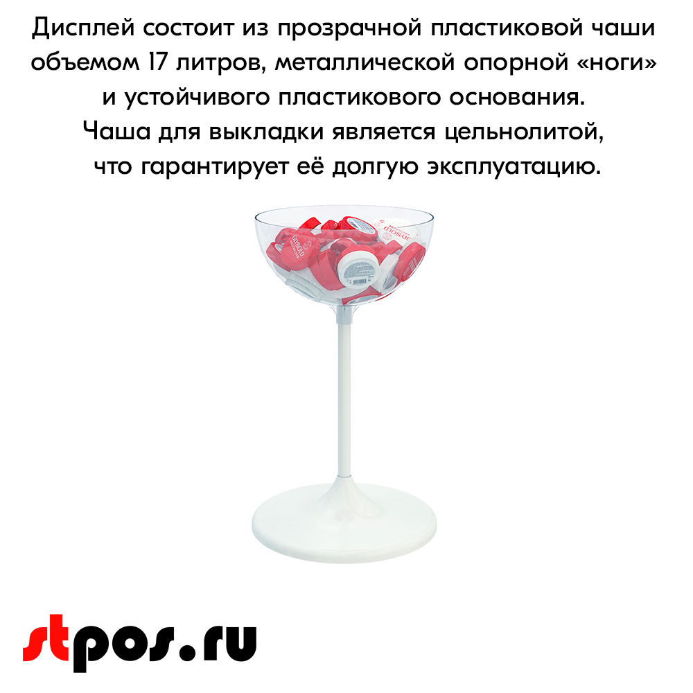 06_Дисплей UNIBOWL 17 л, (752(203)х450(407)мм), Белый