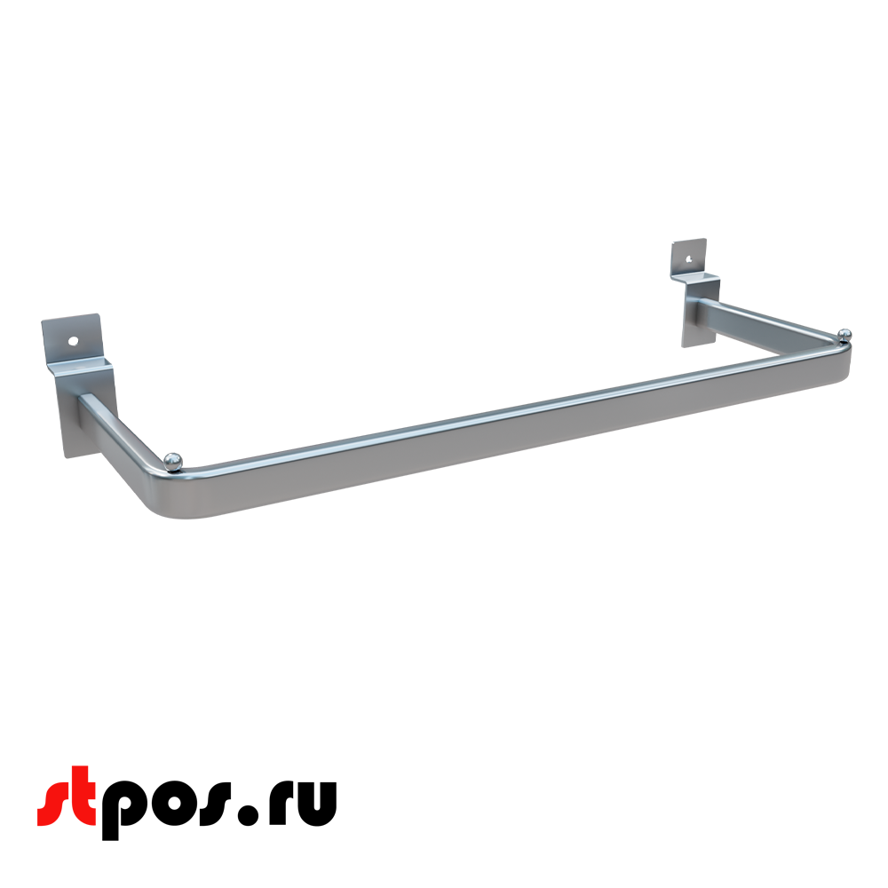 00_Штанга для экономпанели для крючка 960мм, хром