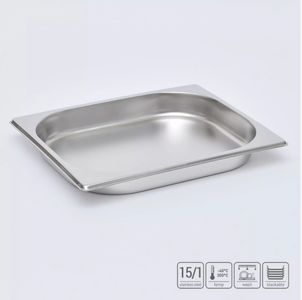 01_Гастроёмкость из нержавеющей стали 325х265х40 мм (GN1_2 h40), 1,7 л