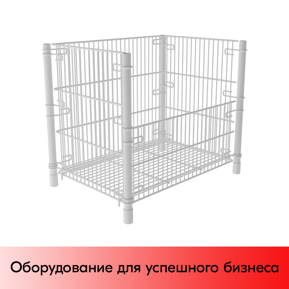 01_Корзина малая с низкой стенкой, глубина 510 (695х495х735 мм)