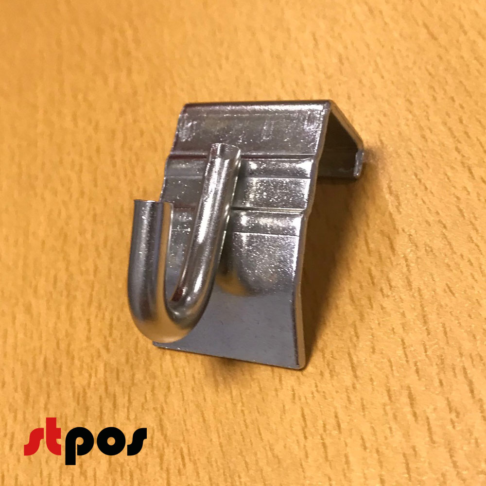 2_Крючок-зацеп на штангу 30х15 (профиль) для ПОДВЕШИВАНИЯ бытовой техники и инструмента, 25мм, d6мм