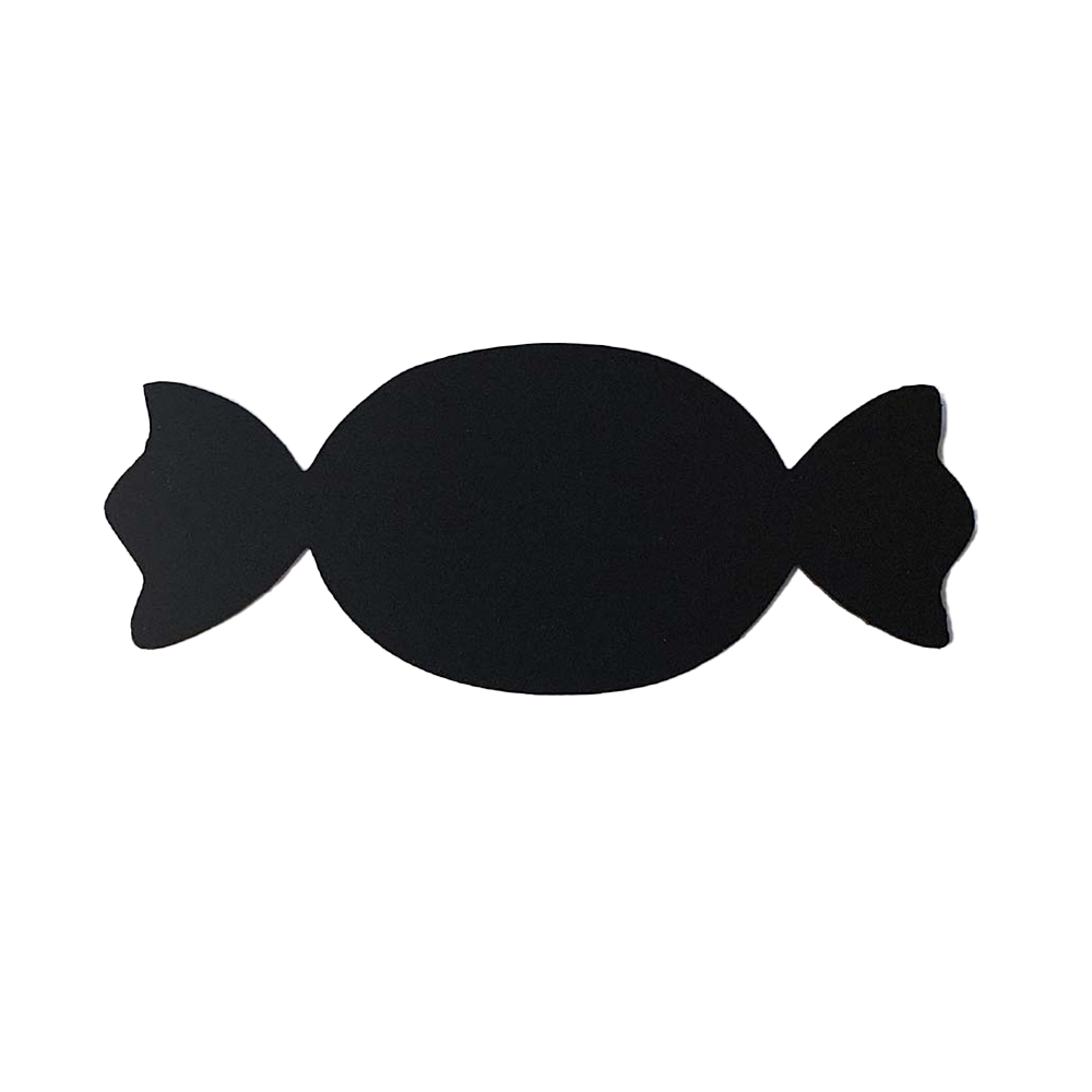 Меловой ценник-фигура "КОНФЕТА"