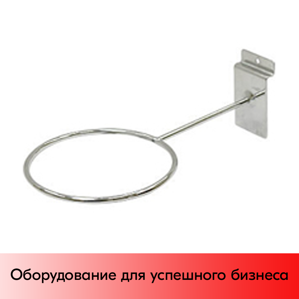 01_Держатель для экономпанели для мячей d130, хром