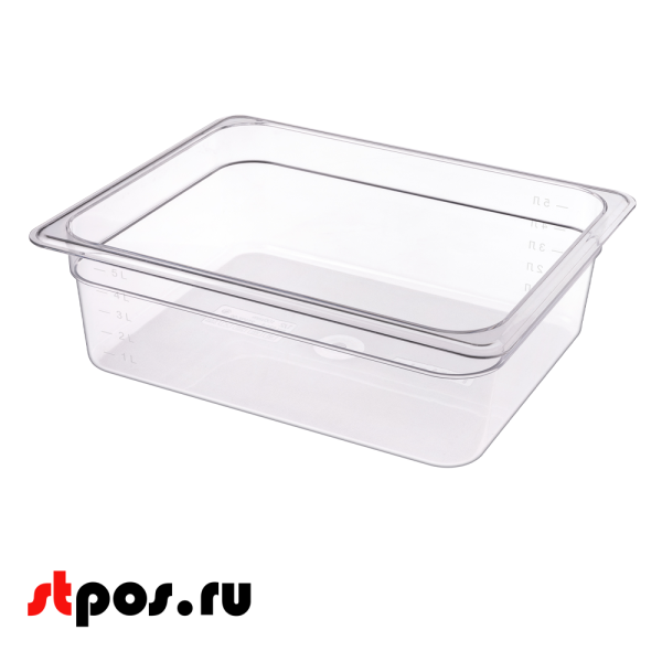 00_Гастроёмкость из поликарбоната 325х265х100 мм (GN12 h100) прозрачный
