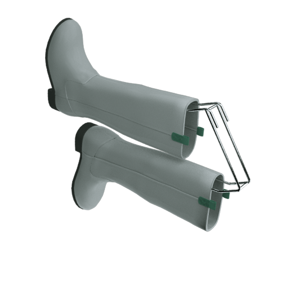 06_Кронштейны для презентации обуви на решётку и сетку. Диаметр крючка — 5 мм, покрытие — цинк-хром. На фото — вид сбоку.