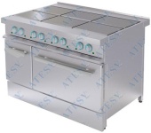 Шестиконфорочная плита ЭПШЧ-9-6-24 c жарочным шкафом