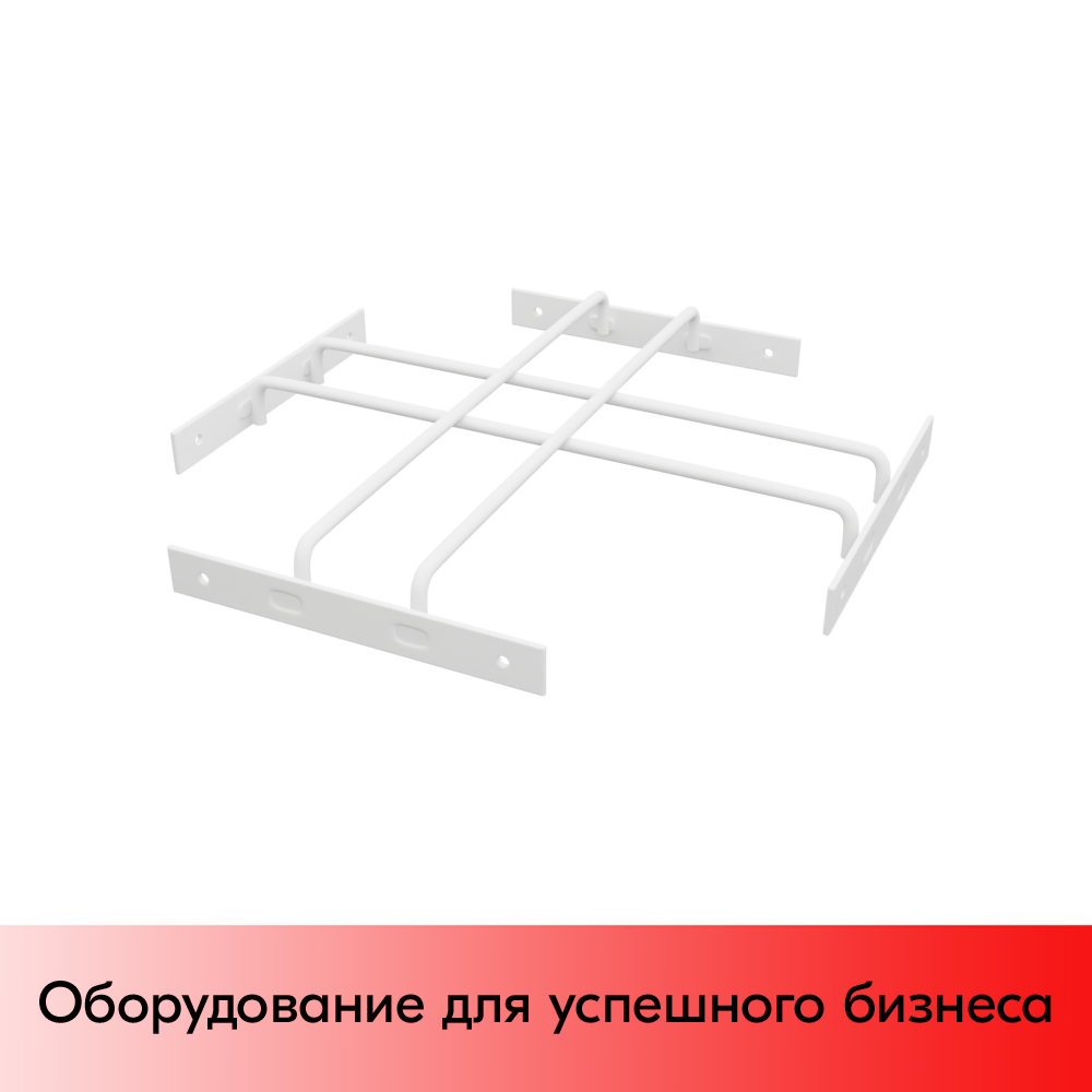 01_Квадрат 370 для крепления дисплеев, RAL9016, Белый