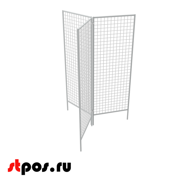 00_Стенд 3-х лучевой 1830х630 крашеный Белый