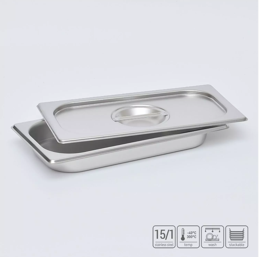 02_Гастроёмкость из нержавеющей стали 325х176х40 мм (GN1_3 h40), 1 л