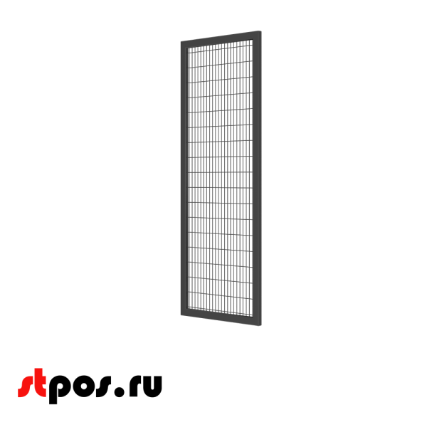 00_Секция производственная, сетчатая 1900х700, d-3 мм, ячейка 25х100 мм, окрашенная