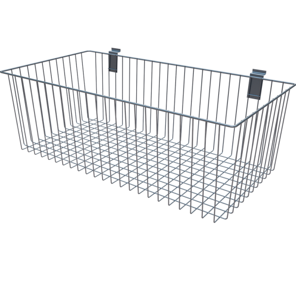 sk_Корзина навесная для экономпанелей, 585х300мм h-200мм, Хром