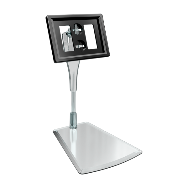 sk_Рамка ТЕХНО А8 черная, прозрачный держатель TECHNO DELI-FOT-SET с иголкой