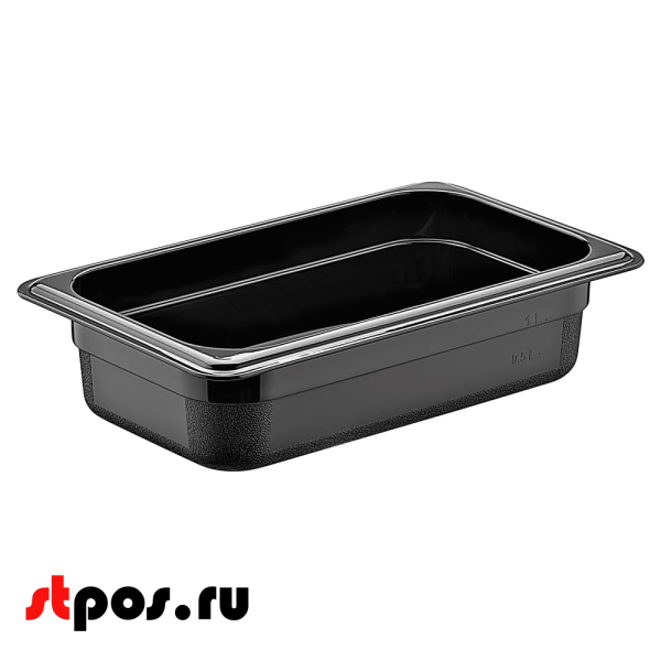 00_Гастроемкость из полипропилена 265x162х65мм (GN14 h-65)  черный