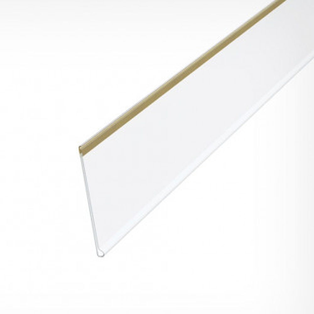 DBR52, ценникодержатель полочный самоклеящийся, высота вставки 52мм