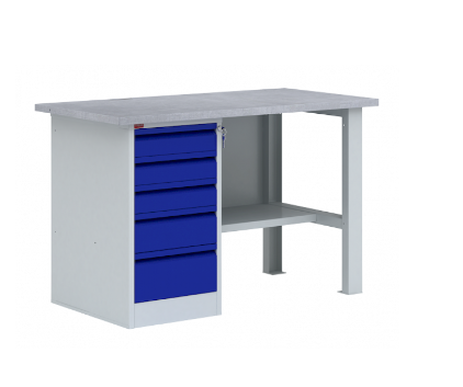 01_Верстак металлический однотумбовый ВП-3