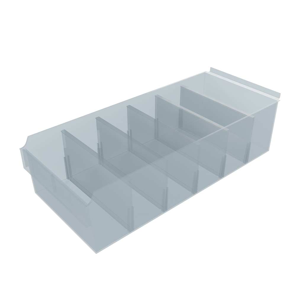 sk_2_Короб навесной для экономпанели, 335x140x95мм, пластиковый, Прозрачный