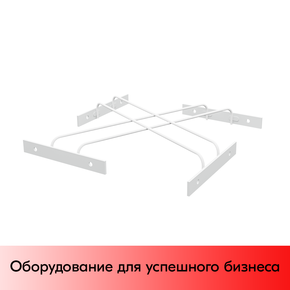 01_Квадрат 184х8 со смещением для крепления дисплеев разных форматов, RAL9016, Белый