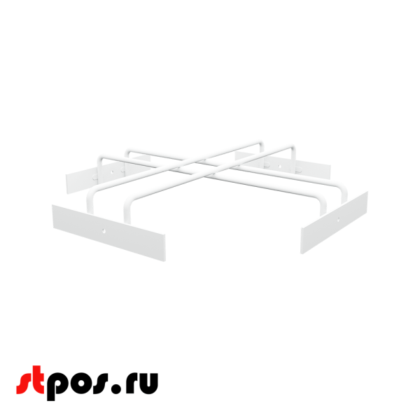 00_Квадрат 180 для крепления дисплеев, RAL9016, Белый