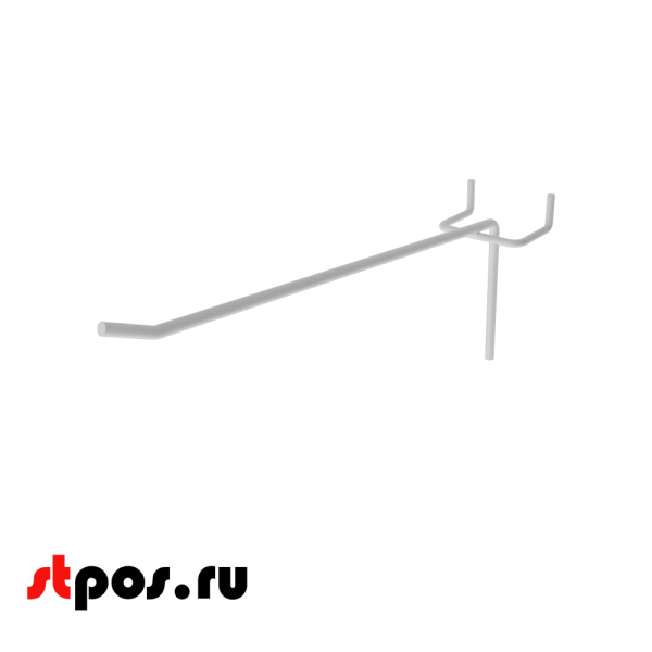 00_Крючок для экономпанели штыревой 175 мм, RAL9003, Белый