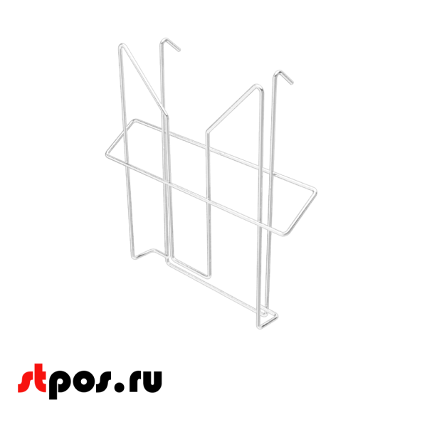 00_Карман А4 на перфорацию, серебристый металлик