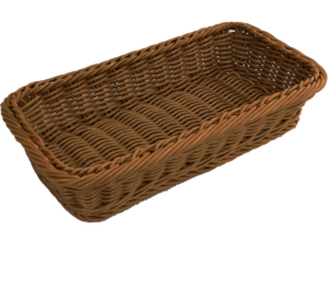 01_Корзина из полиротанга 325х176 (высота бортика 65 мм)