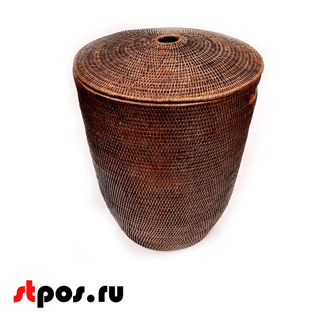 корзина с крышкой большая плетеная.png корзина с крышкой большая плетеная.png