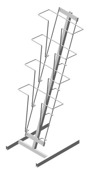 настольная буклетница складная