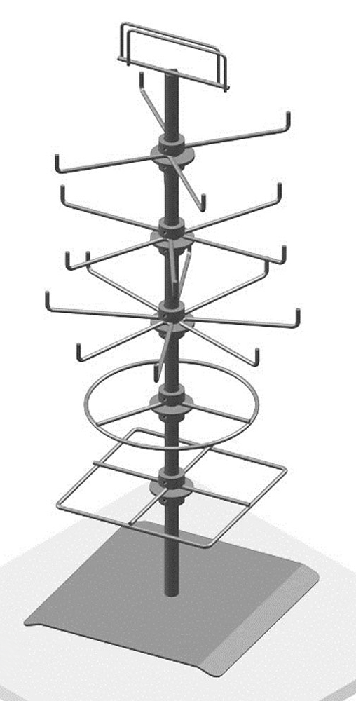 стойка торговая лайт настольная