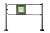 Створка калитки антипаника К12 (Ø25)