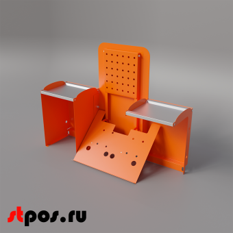 00_Модуль Кассира 2Т, (550х410х210мм, металл), RAL2004 Оранжевый