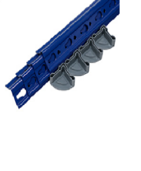 01_Стойка SB 250 для складского стеллажа SB, высота 2500 мм, цвет синий