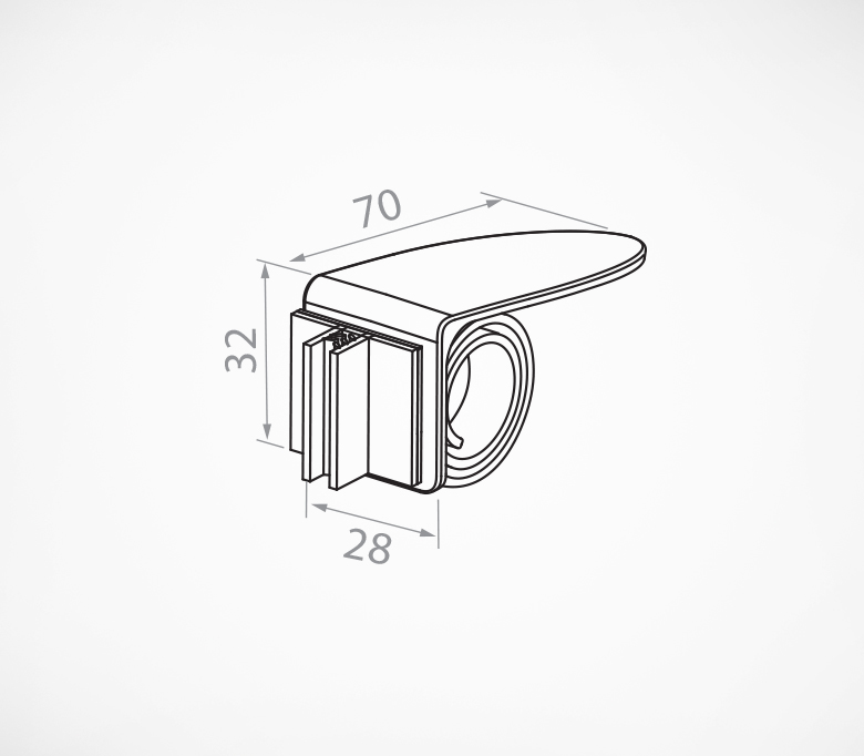 03_Пластиковый держатель-улитка COIL-SGT