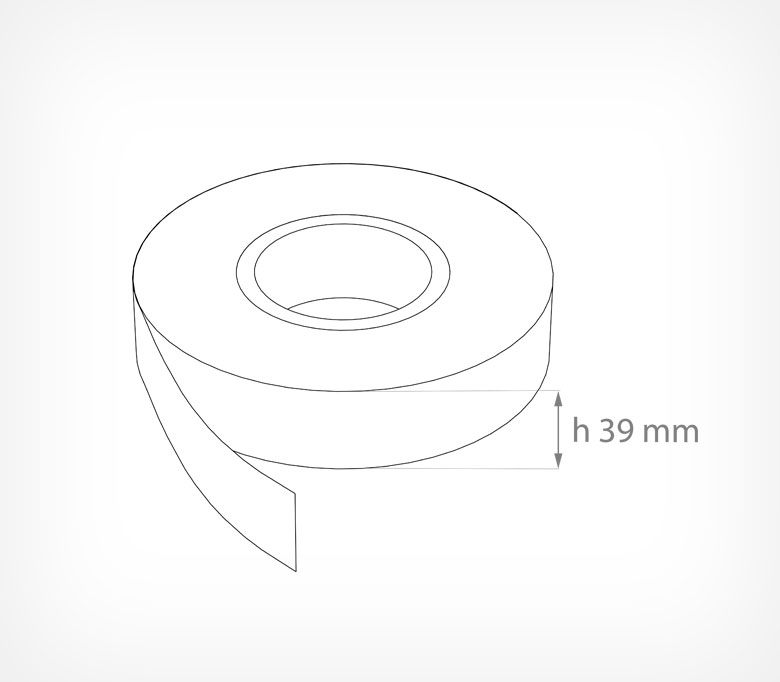 03_Вставка цветная в ценникодержатель COLOR-INSERT39 (100м) СПЕЦ ЦВЕТ