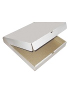 Коробка для пиццы 400х400х40 мм (100шт/упак), Белый