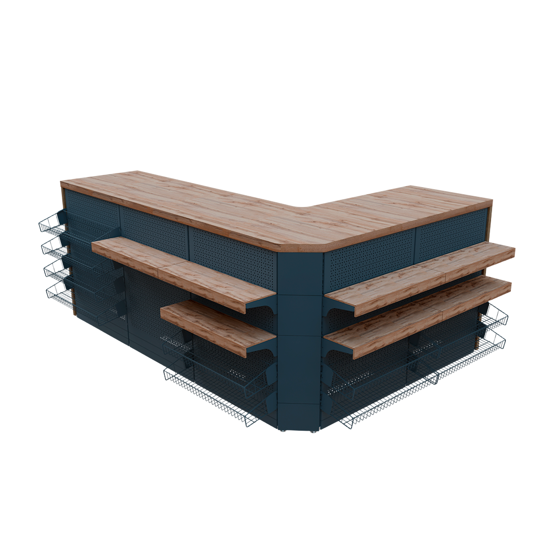 Кассовый модуль угловой "Нордика"