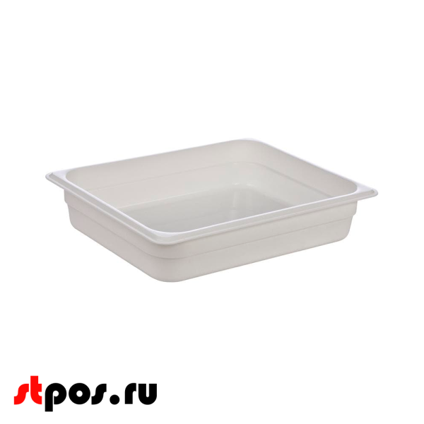 00_Гастроёмкость из полипропилена 325х265х40мм (GN1-2 h65) белый