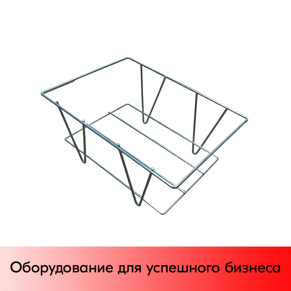 01_Подставка под корзины металлическая, универсальная, цинк-хром