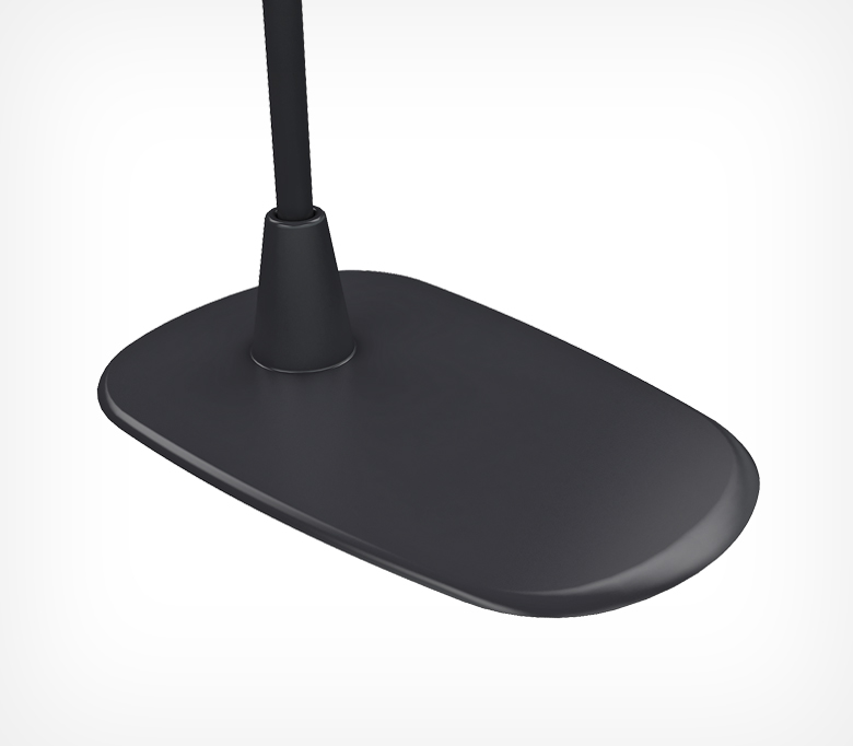 01_Подставка пластиковая универсальная c закругленными углами BASE-PL, Черный