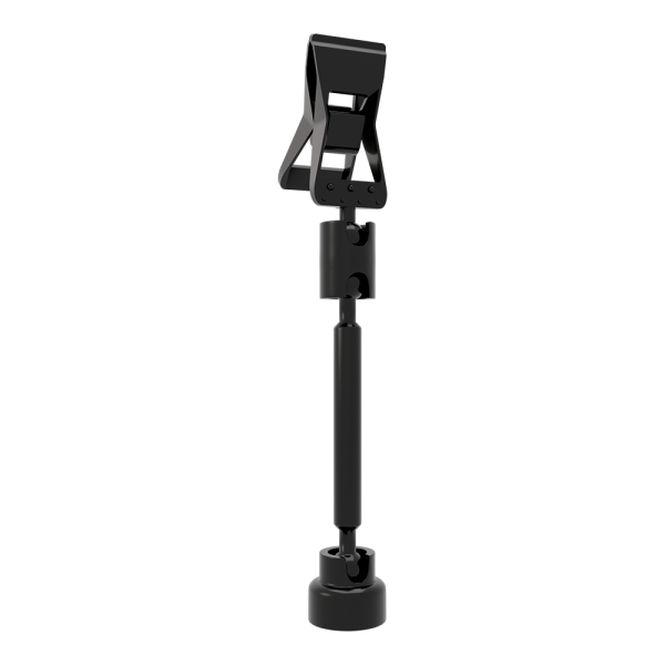 sk_Ценникодержатель на магнитном основании с прищепкой MAG-FXS, ножка  50 мм, Черный