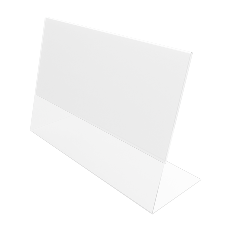 L-образные держатели ценника из АКРИЛА